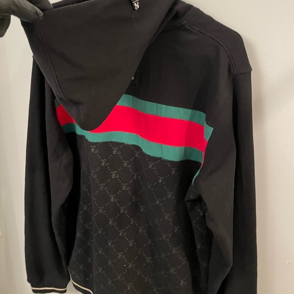 Great 👍 LRG w/Gucci Signature Colors - Lifted Research Group Golden Zippers - Picture 3 of 9